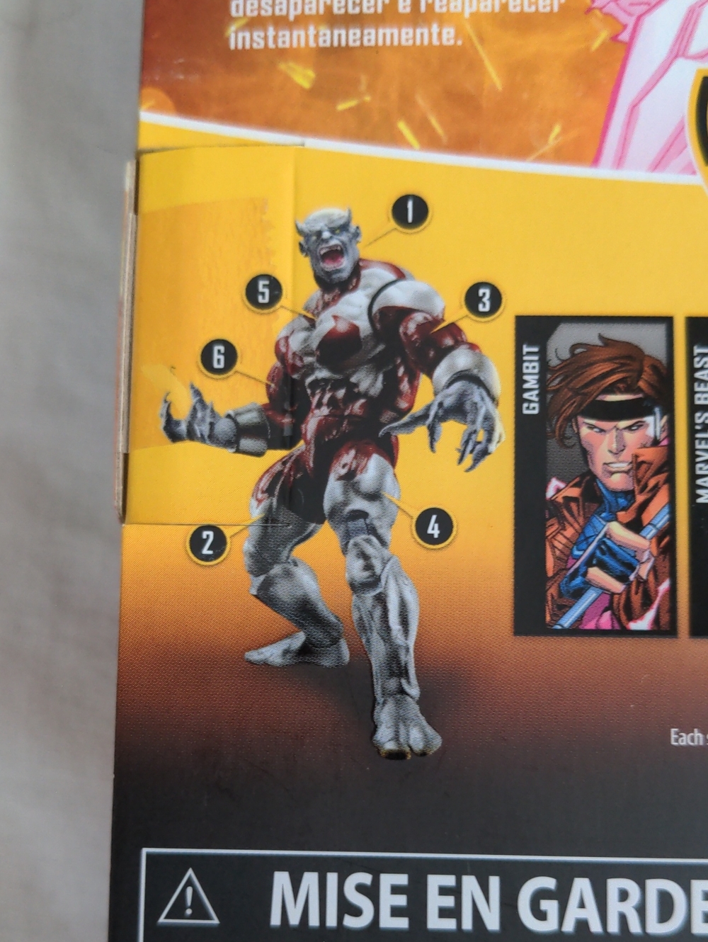 Marvel Legends Caliban Left Leg Build-A-Figure Series 6" 2019 X-MEN No Blink